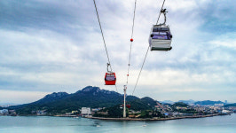 국내 최장 목포 해상케이블카 개통…목포를 한눈에