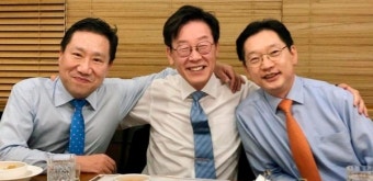 친문 양정철·김경수, 비문 이재명, 어제 3시간 저녁 회동...