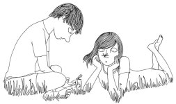 어? 내 코에 잠자리가 앉았네