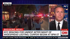 절제해야 할 사람들은 경찰 폭력시위 두둔한 CNN 앵커