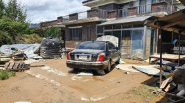 [현장] 지붕위로 도망간 소, 섬진강은 지금 망연자실