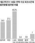 한파로 전력 수요 피크일 때, 태양광·풍력 발전량은 1%