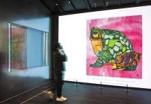 SK텔레콤, 미디어 월에 작품 전시