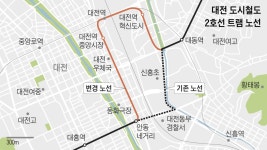 대전 트램 대전역 경유한다… 노선 일부 변경