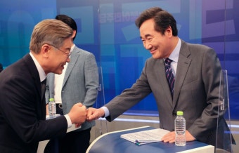 이재명 “지지율 떨어지는건 한순간”… 이낙연 “지킬건 지키자”