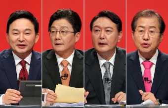 홍준표 “장모 리스크” 꺼내자 윤석열 “처남 리스크”로 역공
