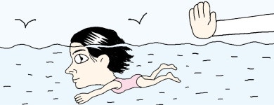 물놀이 때 콘택트렌즈 착용 금지... 가시아메바 감염 위험