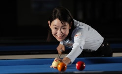 실명 위기 이겨낸 日 당구 여제, 코리안 드림 이뤘다