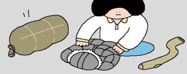 [리빙포인트] 패딩은 돌돌 말아 스타킹에 보관