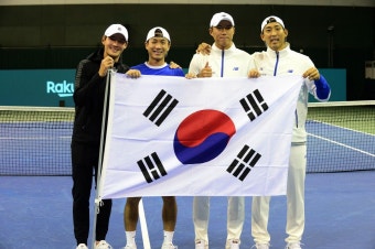 2023 데이비스컵 테니스 16강 확정…한국, 亞 유일 참가국