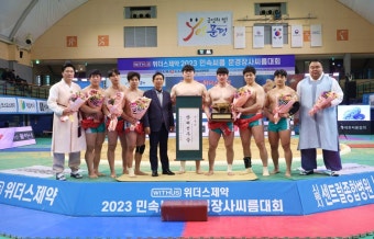 ‘괴물 신인’ 김민재, 문경씨름대회 백두장사 등극…시즌 2관왕