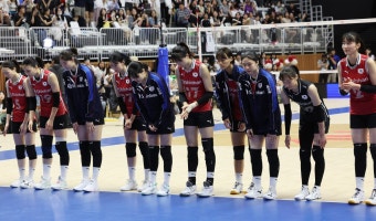 女배구, 안방에서 도미니카공화국에 패배...작년 포함 VNL 22연패