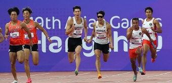 남자 400m 계주, 37년 만에 값진 동메달