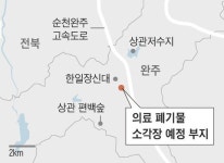 전북 완주에 ‘의료 폐기물 소각장’… 뜨거운 찬반 논란