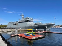 한국 해군 순항전단 美볼티모어 입항 “당신의 헌신을 잊지 않을 것” 환영식