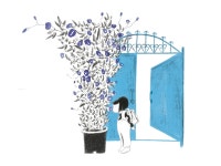 [그림이 있는 도서관] 높다란 계단 위 우리집 파란 대문… 사라진 골목도 내 마음엔 그대로