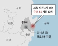 경주 새벽 4.0 지진... 올해 내륙에서 가장 큰 규모
