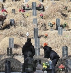 “잘 계셨죠?”… 설날 앞두고 성묘