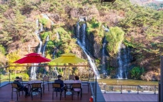 커피 한 잔에 ‘폭포멍’ 힐링… 구립 카페폭포, 주민들의 명소로