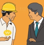 KT 본사 앞 쌍용건설 시위... 치솟는 공사비에 대기업들도 싸운다