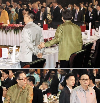 조태열 다가가 말 걸었지만… 본 척도 안한 리영철 北대사