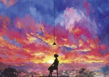 [자작나무 숲] 석양이 아름다운 집