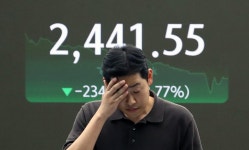 코스피 최악의 날...234P 폭락, 종가 기준 역대 최대 하락폭
