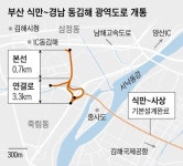 부산 식만~경남 동김해 잇는 광역도로 개통