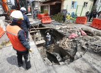 부산시, 사상∼하단 땅꺼짐 특별조사...부산교통공사에 기관경고
