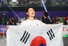 이준석, 신생 종목 ‘테크볼’ 초대 챔피언