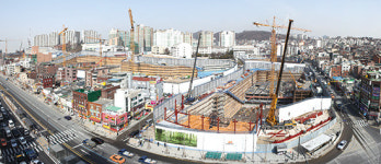 [Real Estate]분양경쟁 뜨거운 북아현뉴타운…교통은 e편한세상 교육은 푸르지오