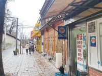 인스타 성지로 급부상 서순라길...종로 한복판에 호젓한 돌담길