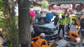 70대 운전 차량 통도사 덮쳐···블랙박스에 찍힌 참혹한 순간