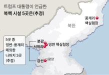 트럼프 북핵 나머지 3곳, 서위리·강선·분강 지하시설 가능성