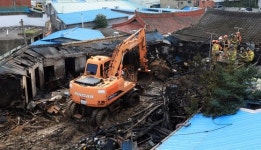 전주 여인숙 화재로 투숙객 3명 사망…달방 생활 노인 추정