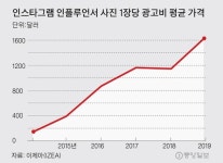 인스타 사진 한 장에 192만원···인플루언서 소득 5년새 12배