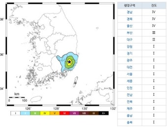 난데없는 지진에 놀란 밀양···기상청 