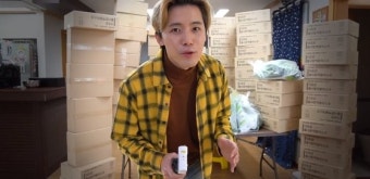 '초통령' 유튜버의 선행···마스크 1만개 강남역서 나눠줬다
