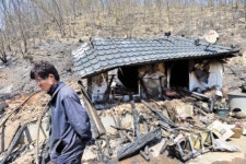 [사진] 안동 산불, 축구장 1100개 면적 잿더미로