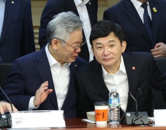 이재명 “선별지급은 부자를 위한 술책”…원희룡 “더 어려운 사람에게 두텁게”