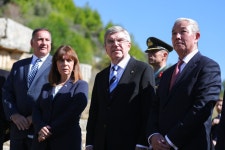 [이 시각] 인권단체 시위 속 베이징 동계올림픽 성화 채화