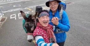 낑낑대는 날 보란듯 거침없이 점프한 호택이…나이스 동키 [동키호택과 걷는 산티아고길 80일]