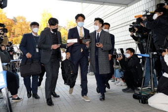 [속보] '대장동 공모지침서' 작성 정민용 구속 심사 출석
