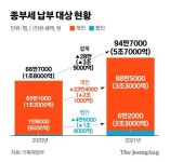 올해 종부세 42% 증가 94.7만명…1인평균 269만→601만원