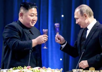김정은에 '못된 것'만 가르치는 푸틴…핵 배짱에 안보리 뭉개기