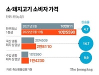 창고에 고기 수북…물가 대란 속 10% 싸게 고기 공수한 비결 [르포]