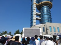 와! 우주로 간다…누리호 솟구치자 만세 터진 고흥전망대 [영상]