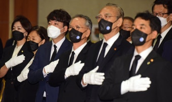 [포토타임] 北, 5년 만에 '반미 집회'… “6·25는 북침 전쟁” 주장