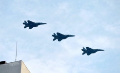 [속보] KF-16 1대, 엔진이상으로 추락…조종사는 비상탈출