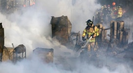 불 지긋지긋…이곳의 삶 말로 다 못해 잿더미 구룡마을 눈물